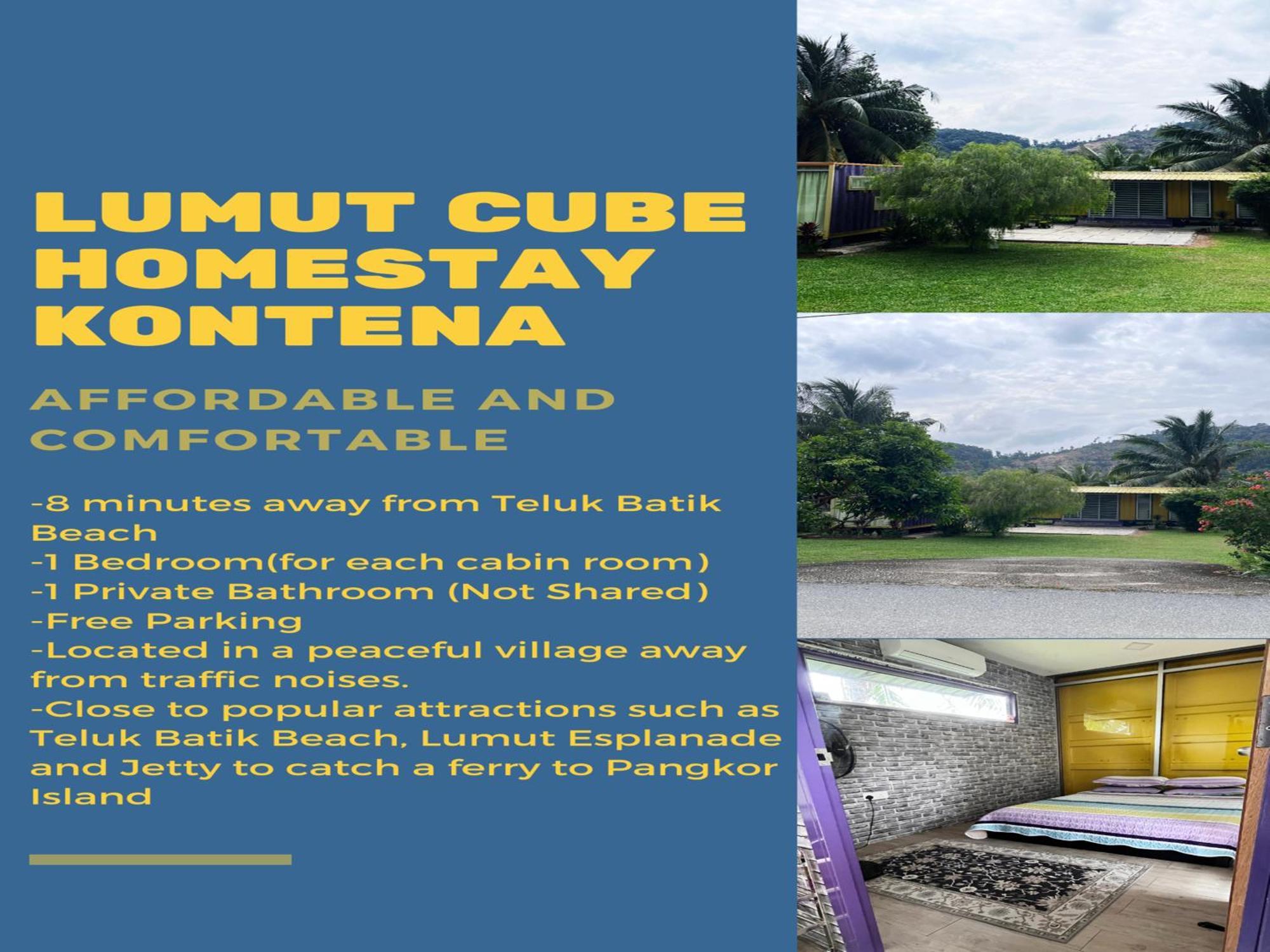 Purple Cube At Lumut Cube Homestay Kontena Luaran gambar
